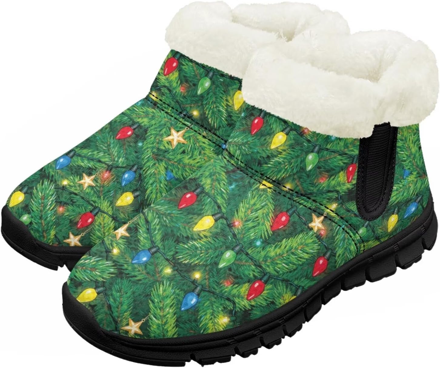 Детские зимние сапоги для девочек, водонепроницаемые, противоскользящие, для холодной погоды, с искусственным мехом, походные ботинки Goronwyfloyd, Xmas Green Lights
Детские зимние сапоги для девочек, водонепроницаемые, противоскользящие, для холодной погоды, с искусственным мехом, походные ботинки Goronwyfloyd, Xmas Green Lights