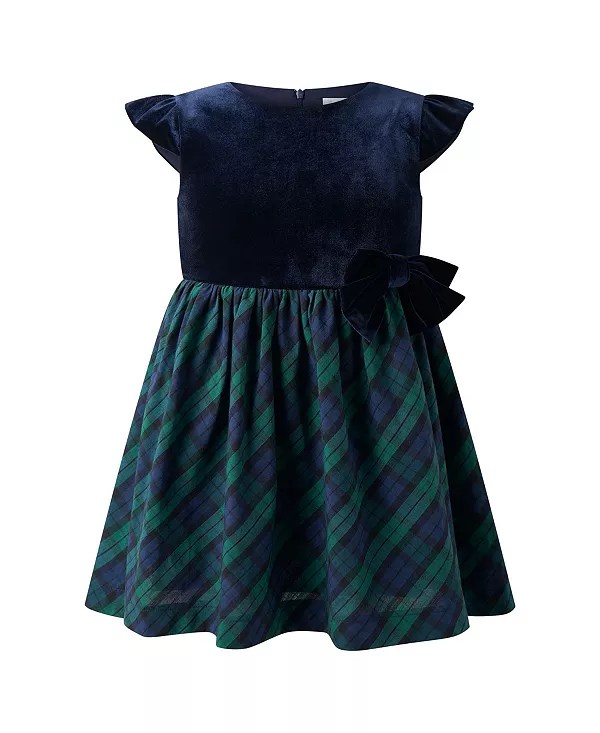 Детское бархатное вечернее платье в клетку "черный дог" - для малышек и девочек постарше Rachel Riley, синий
Детское бархатное вечернее платье в клетку "черный дог" - для малышек и девочек постарше Rachel Riley, синий