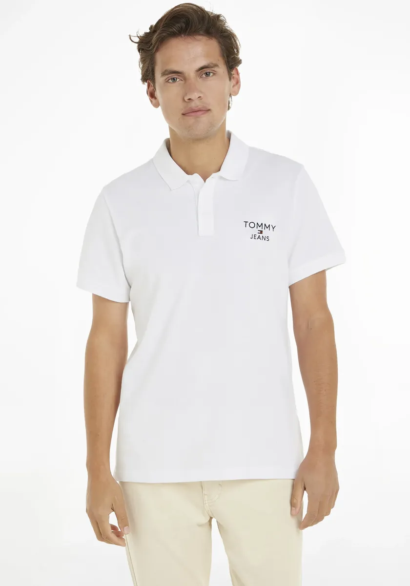 Рубашка-поло Tommy Jeans "TJM SLIM CORP POLO", с фирменной вышивкой на груди, белый
Рубашка-поло Tommy Jeans "TJM SLIM CORP POLO", с фирменной вышивкой на груди, белый