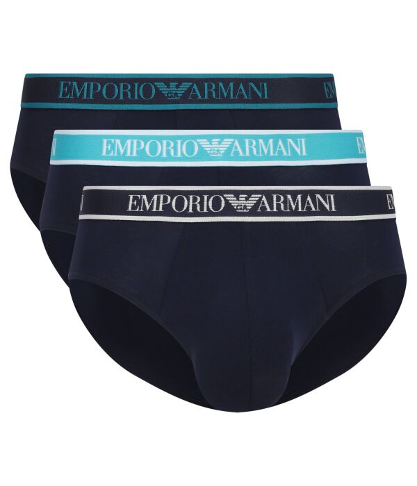 Трусы 3 шт. Emporio Armani, синий
Трусы 3 шт. Emporio Armani, синий