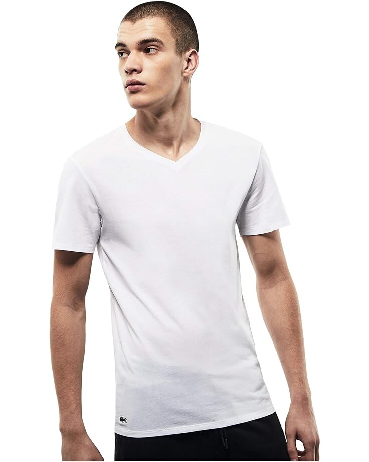 Футболка Lacoste 3-Pack V-Neck Slim Fit Essential, белый
Футболка Lacoste 3-Pack V-Neck Slim Fit Essential, белый