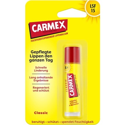 Carmex Бальзам для губ стик SPF15 4,25 г
Carmex Бальзам для губ стик SPF15 4,25 г