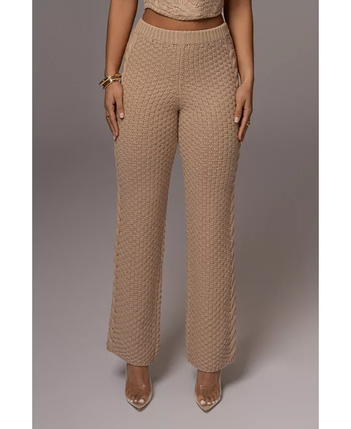 Женские бежевые трикотажные брюки Madison JLUXLABEL, коричневый/бежевый
Женские бежевые трикотажные брюки Madison JLUXLABEL, коричневый/бежевый