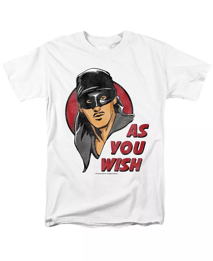 Мужская футболка с коротким рукавом As You Wish для взрослых Princess Bride, белый
Мужская футболка с коротким рукавом As You Wish для взрослых Princess Bride, белый