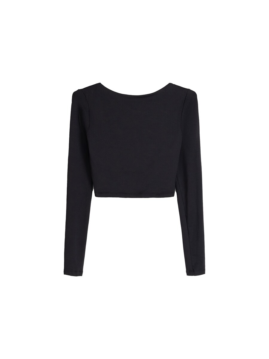 Рубашка Bershka, черный
Рубашка Bershka, черный