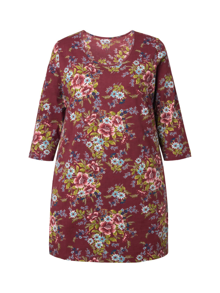 Длинная рубашка бордового цвета Ulla Popken
Длинная рубашка бордового цвета Ulla Popken