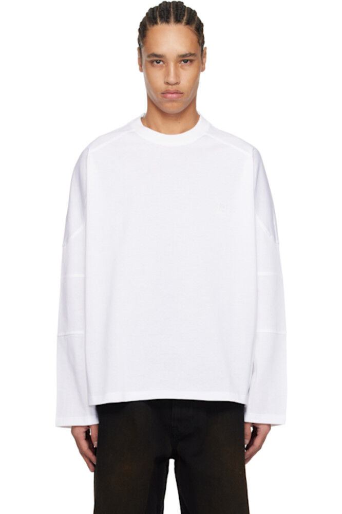 Белая футболка с длинным рукавом и вырезом на плече WOOYOUNGMI
Белая футболка с длинным рукавом и вырезом на плече WOOYOUNGMI