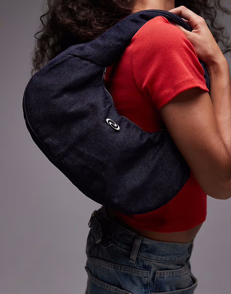 Сумка-мессенджер Resume с логотипом цвета индиго 
Сумка-мессенджер Resume с логотипом цвета индиго