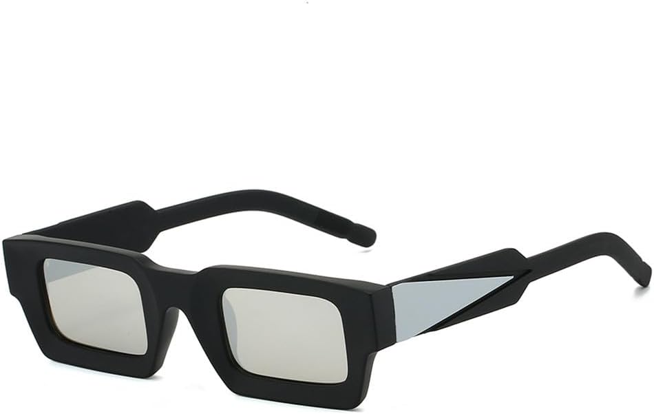 Двухцветные солнцезащитные очки с заклепками и защитой от УФ-излучения UV400 для мужчин и женщин, с градиентным покрытием, идеально подходят для путешествий на открытом воздухе и вождения UYPTK, Black Silver Mirror
Двухцветные солнцезащитные очки с заклепками и защитой от УФ-излучения UV400 для мужчин и женщин, с градиентным покрытием, идеально подходят для путешествий на открытом воздухе и вождения UYPTK, Black Silver Mirror