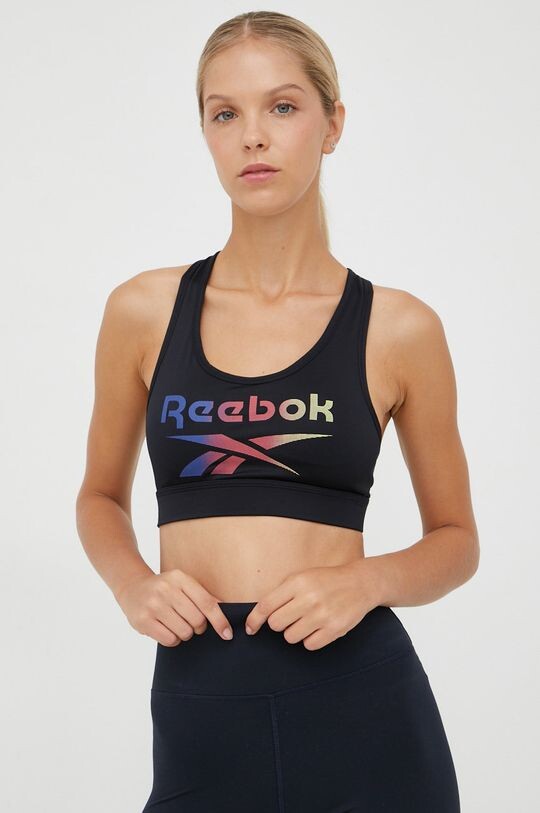 Спортивный бюстгальтер Джина Reebok, черный
Спортивный бюстгальтер Джина Reebok, черный