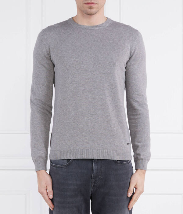 Джемпер мужской Joop! хлопковый однотонный, серый 
Джемпер мужской Joop! хлопковый однотонный, серый