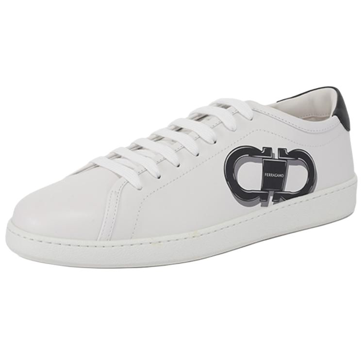 Ferragamo Низкие мужские кроссовки, белые, черные, с язычком на пятке
Ferragamo Низкие мужские кроссовки, белые, черные, с язычком на пятке