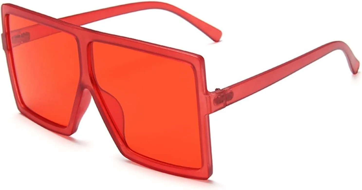 Модные солнцезащитные очки в крупной оправе для мужчин и женщин, в стиле ретро, квадратные, для отдыха и пляжа (Цвет: большой, Размер: средний) MTZJH, One Color
Модные солнцезащитные очки в крупной оправе для мужчин и женщин, в стиле ретро, квадратные, для отдыха и пляжа (Цвет: большой, Размер: средний) MTZJH, One Color