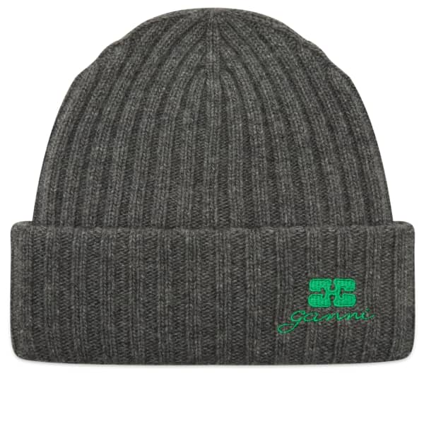 Шерстяная вязаная шапочка Core Future Ganni, Charcoal Grey
Шерстяная вязаная шапочка Core Future Ganni, Charcoal Grey