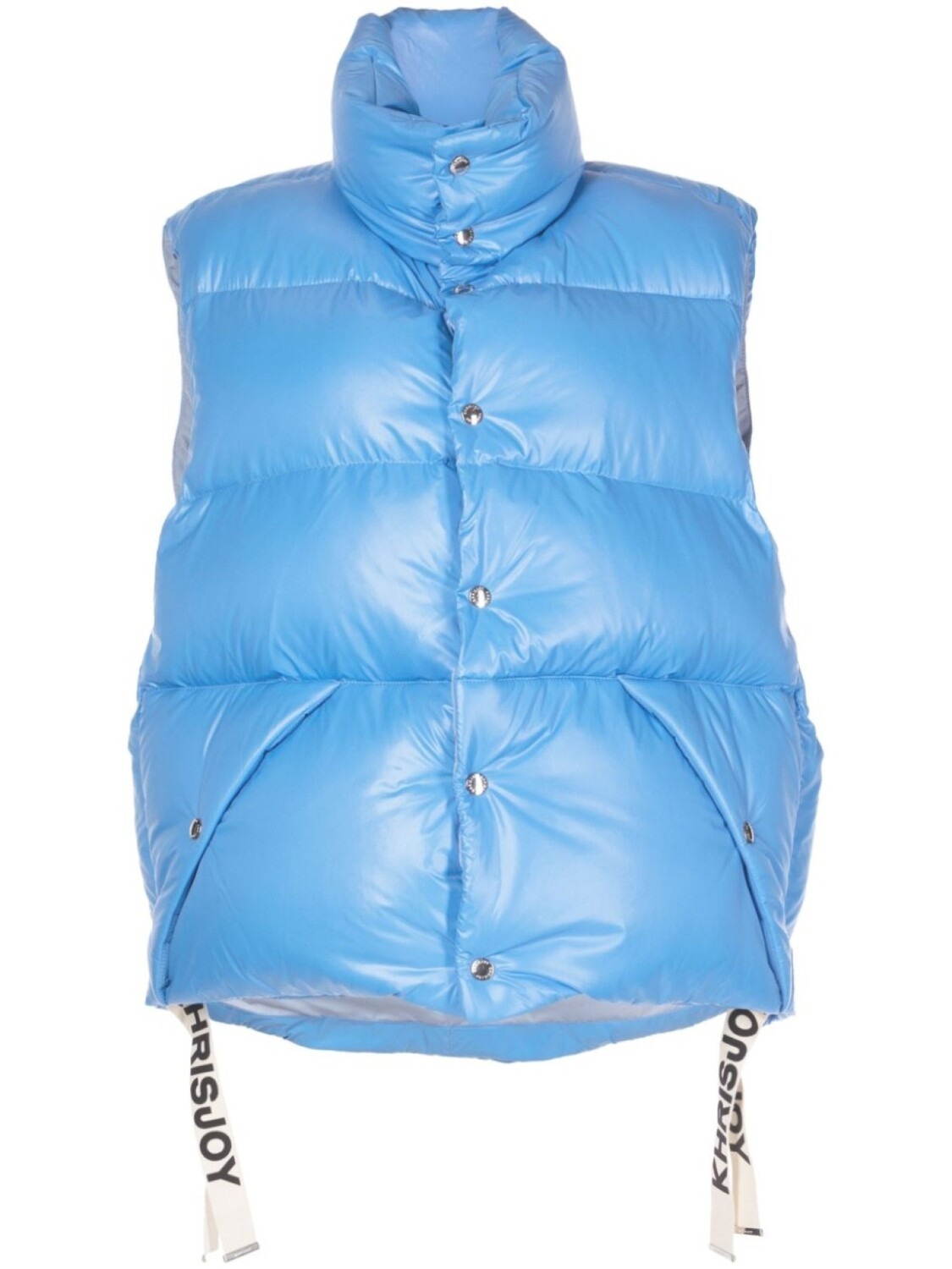 Дутый жилет с логотипом Khrisjoy, синий
Дутый жилет с логотипом Khrisjoy, синий