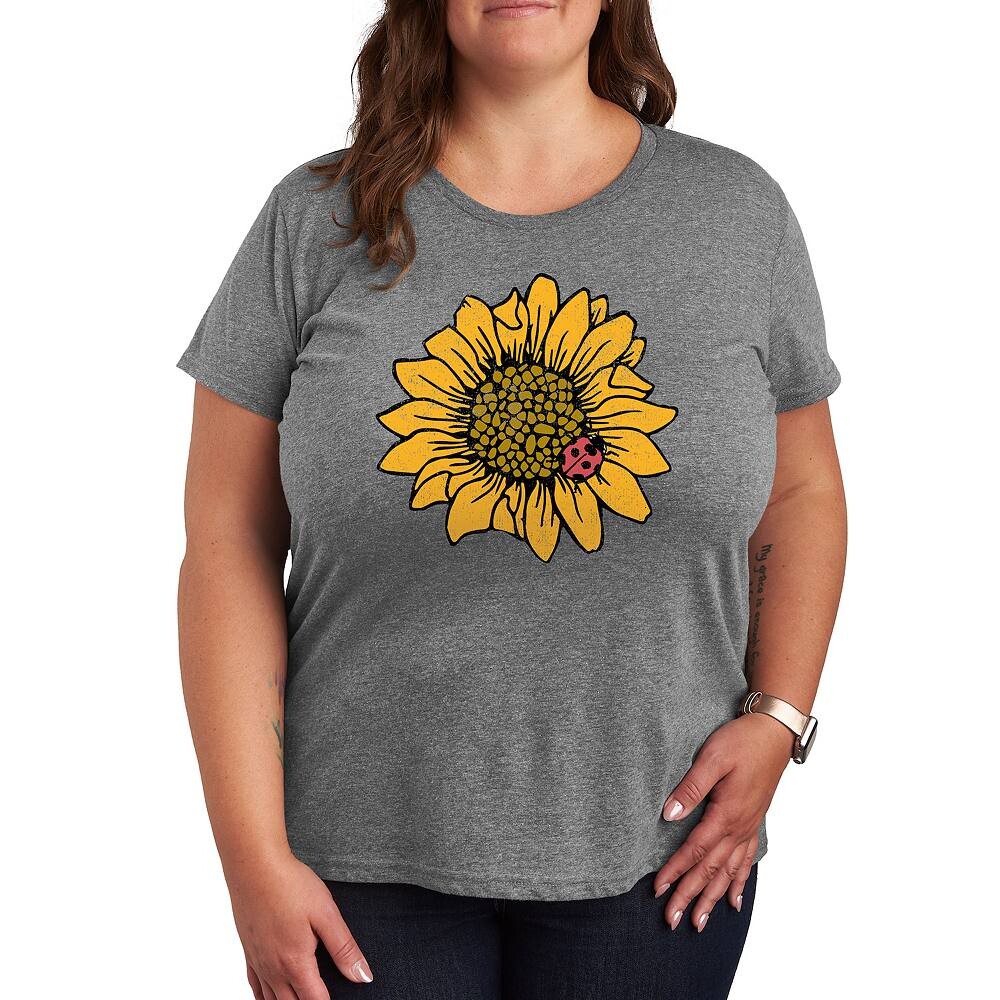 Футболка с рисунком божьей коровки Plus Sunflower Licensed Character, цвет Heather Gray
Футболка с рисунком божьей коровки Plus Sunflower Licensed Character, цвет Heather Gray