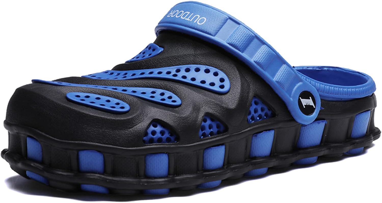 Садовые сабо FLIOZY для мужчин, легкие и дышащие, для работы в саду, летние удобные пляжные спортивные сандалии, обувь для воды, черный/синий
Садовые сабо FLIOZY для мужчин, легкие и дышащие, для работы в саду, летние удобные пляжные спортивные сандалии, обувь для воды, черный/синий