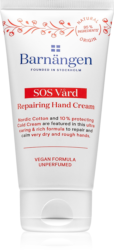 Sos Vard восстанавливающий крем для рук для очень сухой кожи Barnängen, 75 мл
Sos Vard восстанавливающий крем для рук для очень сухой кожи Barnängen, 75 мл