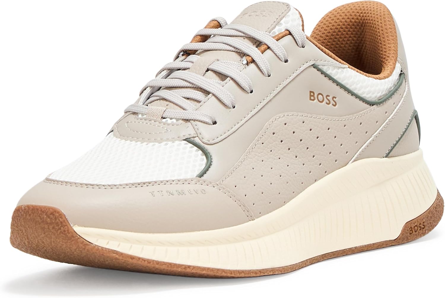 BOSS мужские современные кроссовки для бега с вязаной структурой, Grey Chip
BOSS мужские современные кроссовки для бега с вязаной структурой, Grey Chip