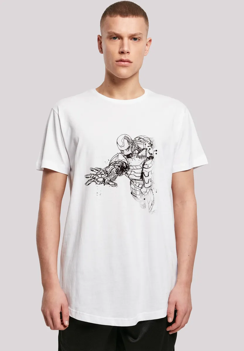 Футболка F4NT4STIC "Marvel Superheroes Avengers Iron Man Mono Line", принт, белый
Футболка F4NT4STIC "Marvel Superheroes Avengers Iron Man Mono Line", принт, белый