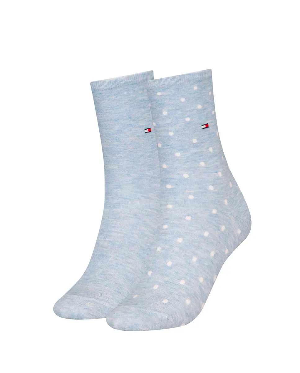 Упаковка из двух женских носков, одни в горошек, другие однотонные Tommy Hilfiger, синий
Упаковка из двух женских носков, одни в горошек, другие однотонные Tommy Hilfiger, синий