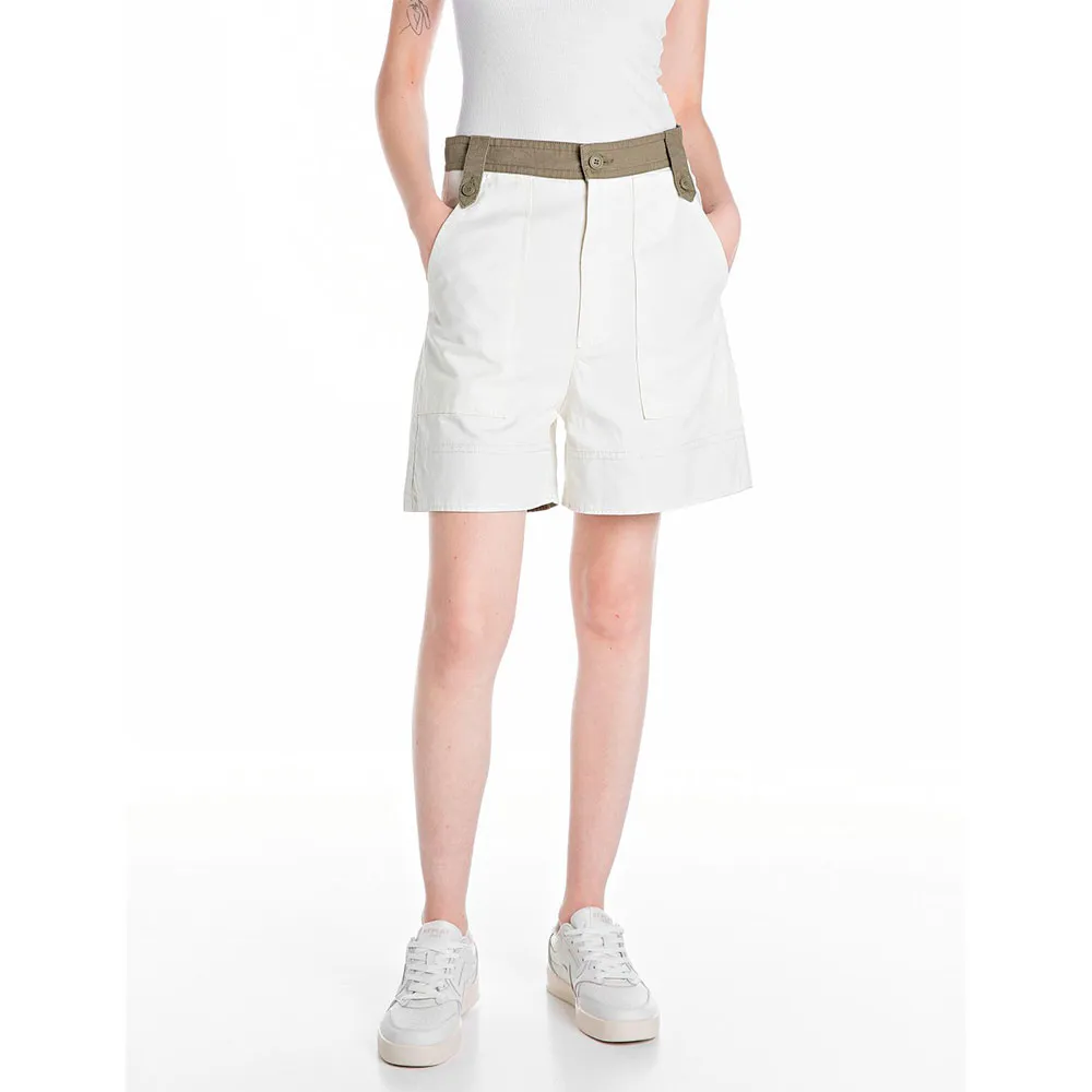 Шорты Replay W8140.000.10348, белый
Шорты Replay W8140.000.10348, белый