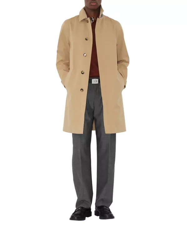 Автомобильное пальто средней длины из габардина Burberry, бежевый
Автомобильное пальто средней длины из габардина Burberry, бежевый