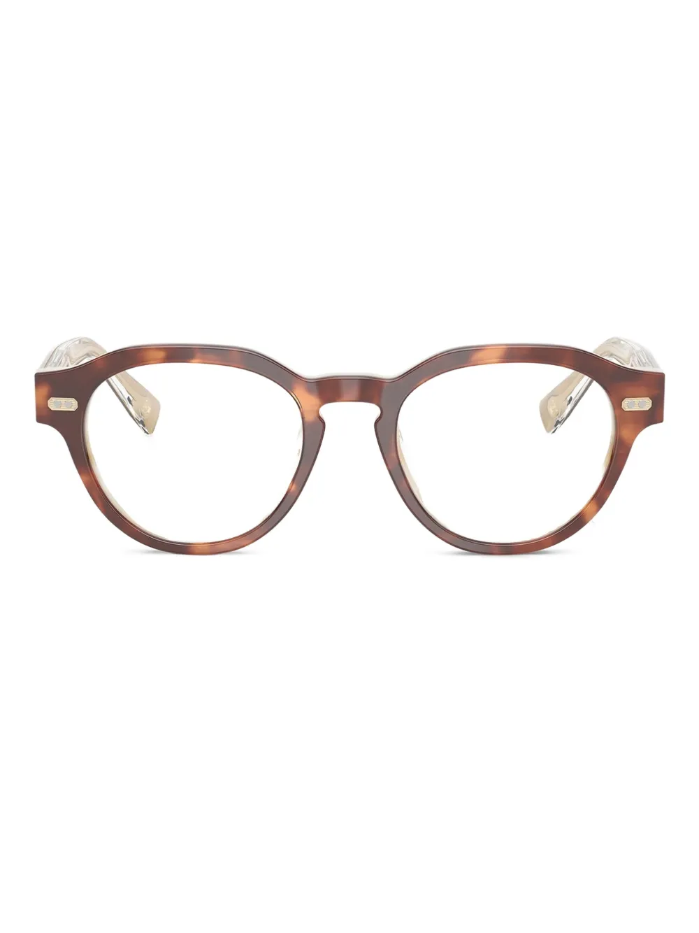Очки в круглой оправе черепаховой расцветки Brunello Cucinelli, коричневый
Очки в круглой оправе черепаховой расцветки Brunello Cucinelli, коричневый
