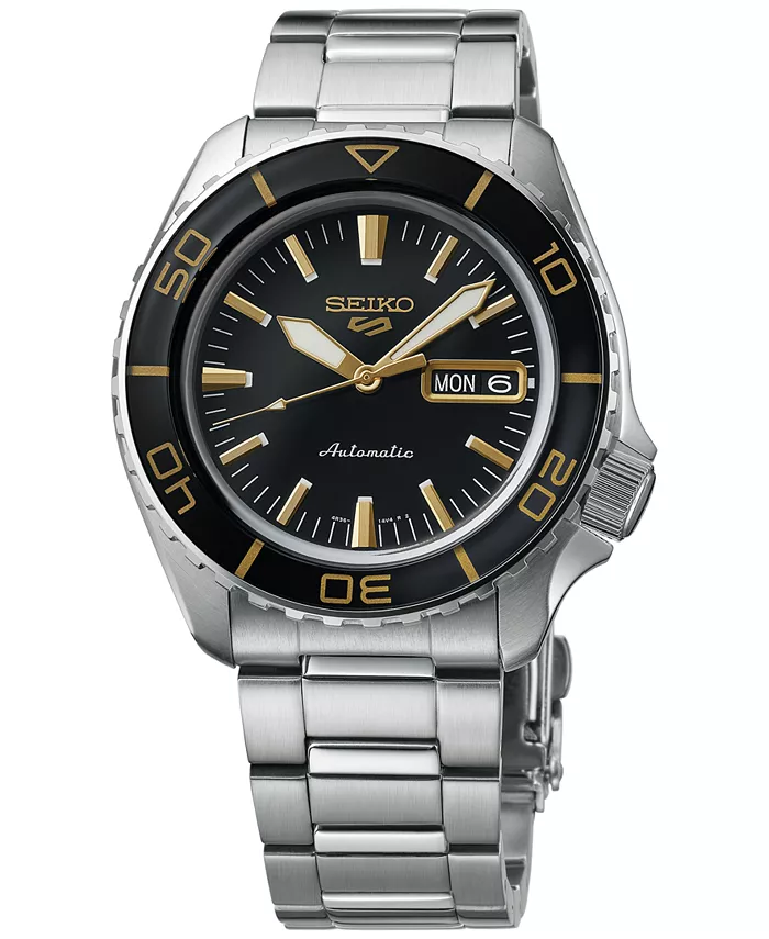 Мужские автоматические спортивные часы со стальным браслетом 42 мм - Limited Edition Seiko, Черный, Мужские автоматические спортивные часы со стальным браслетом 42 мм - Limited Edition Seiko
Мужские автоматические спортивные часы со стальным браслетом 42 мм - Limited Edition Seiko, Черный, Мужские автоматические спортивные часы со стальным браслетом 42 мм - Limited Edition Seiko