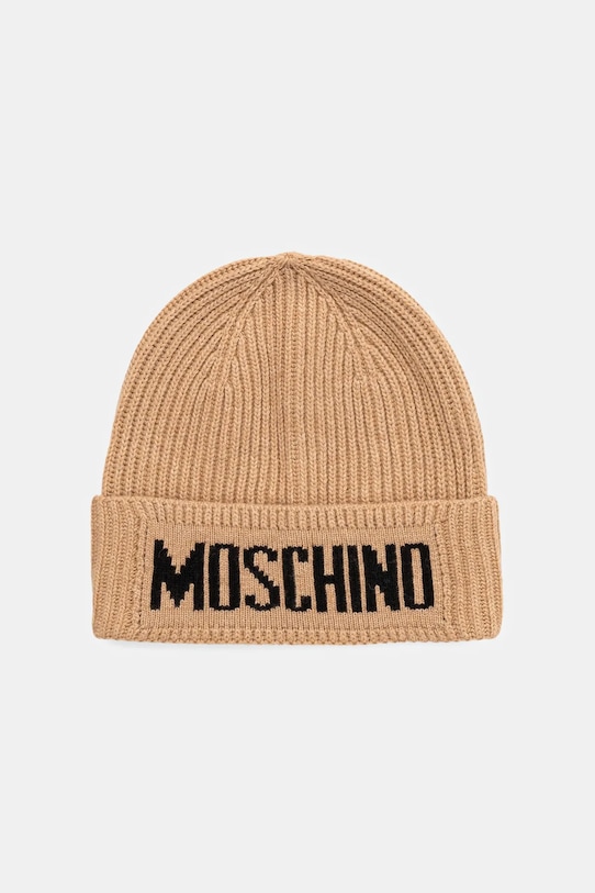 Шерстяная шапка Moschino, коричневый
Шерстяная шапка Moschino, коричневый