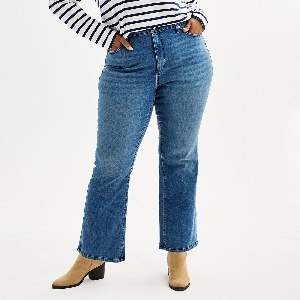 Джинсы больших размеров Sonoma Goods For Life с пышной талией и высокой посадкой, цвет Vintage Medium Wash
Джинсы больших размеров Sonoma Goods For Life с пышной талией и высокой посадкой, цвет Vintage Medium Wash