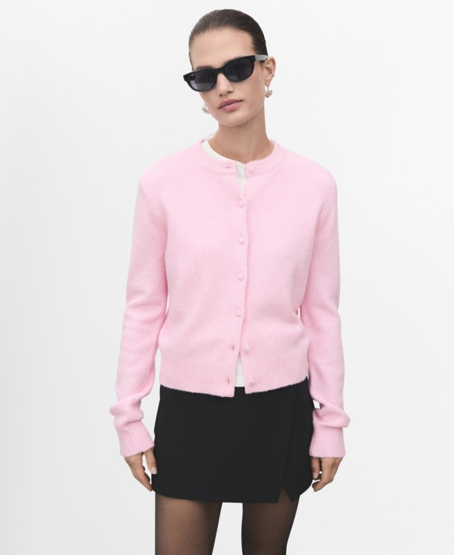 Женский вязаный кардиган на пуговицах MANGO, Pink
Женский вязаный кардиган на пуговицах MANGO, Pink