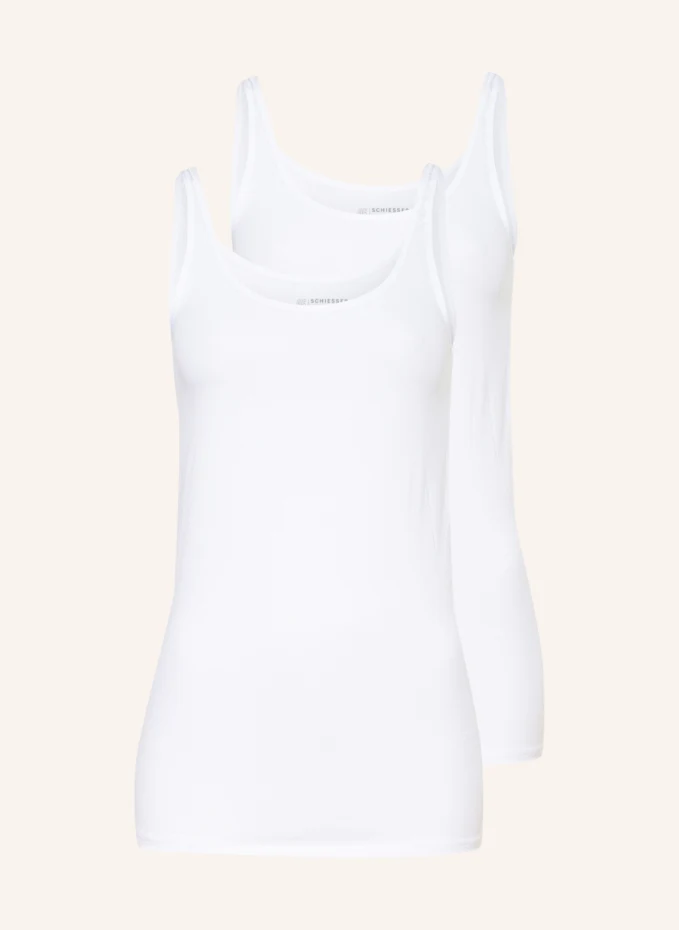 В упаковке 2 топа 95/5 Schiesser, белый
В упаковке 2 топа 95/5 Schiesser, белый