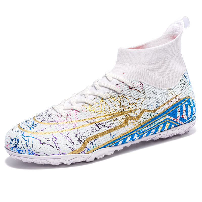 TFKY Унисекс футбольные бутсы высокие верхние для искусственного покрытия белые, цвет Turf White
TFKY Унисекс футбольные бутсы высокие верхние для искусственного покрытия белые, цвет Turf White