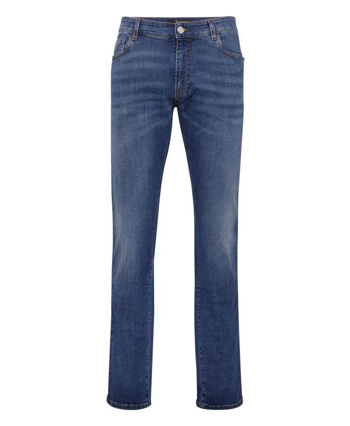 Прямые джинсы в стиле барокко Billionaire, синий
Прямые джинсы в стиле барокко Billionaire, синий