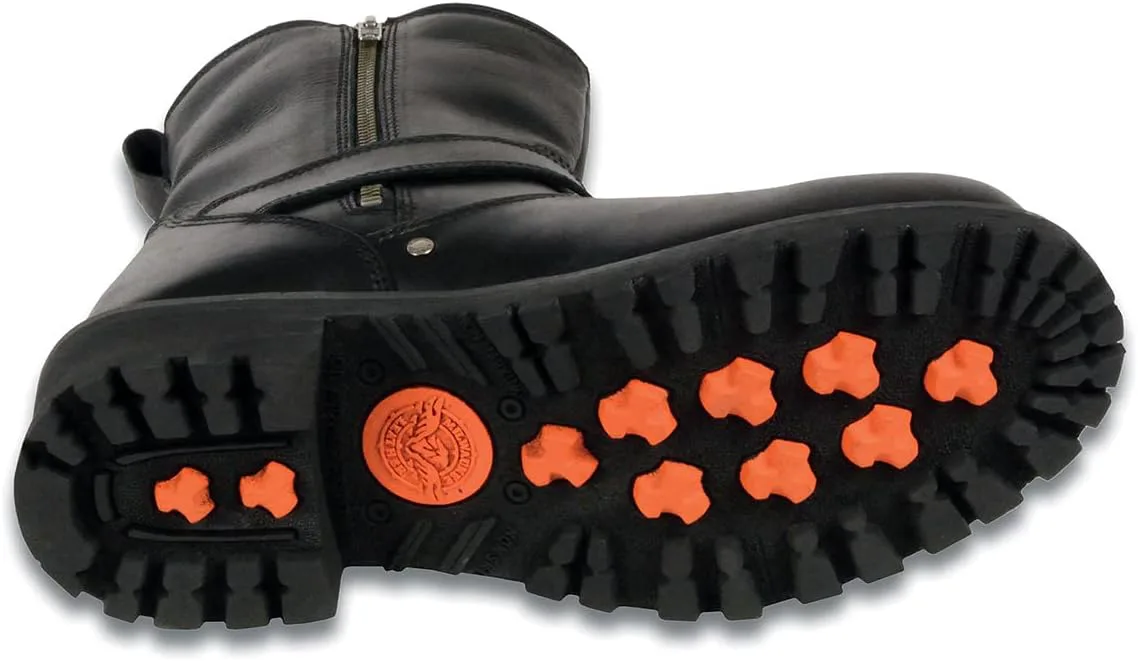 Кожаные мотоботы Milwaukee Leather для мужчин - кожаная обувь для езды и повседневной носки, черный
Кожаные мотоботы Milwaukee Leather для мужчин - кожаная обувь для езды и повседневной носки, черный