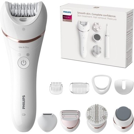 Beauty Set Series 9000 для удаления волос и ухода за кожей с беспроводной связью, Philips
Beauty Set Series 9000 для удаления волос и ухода за кожей с беспроводной связью, Philips