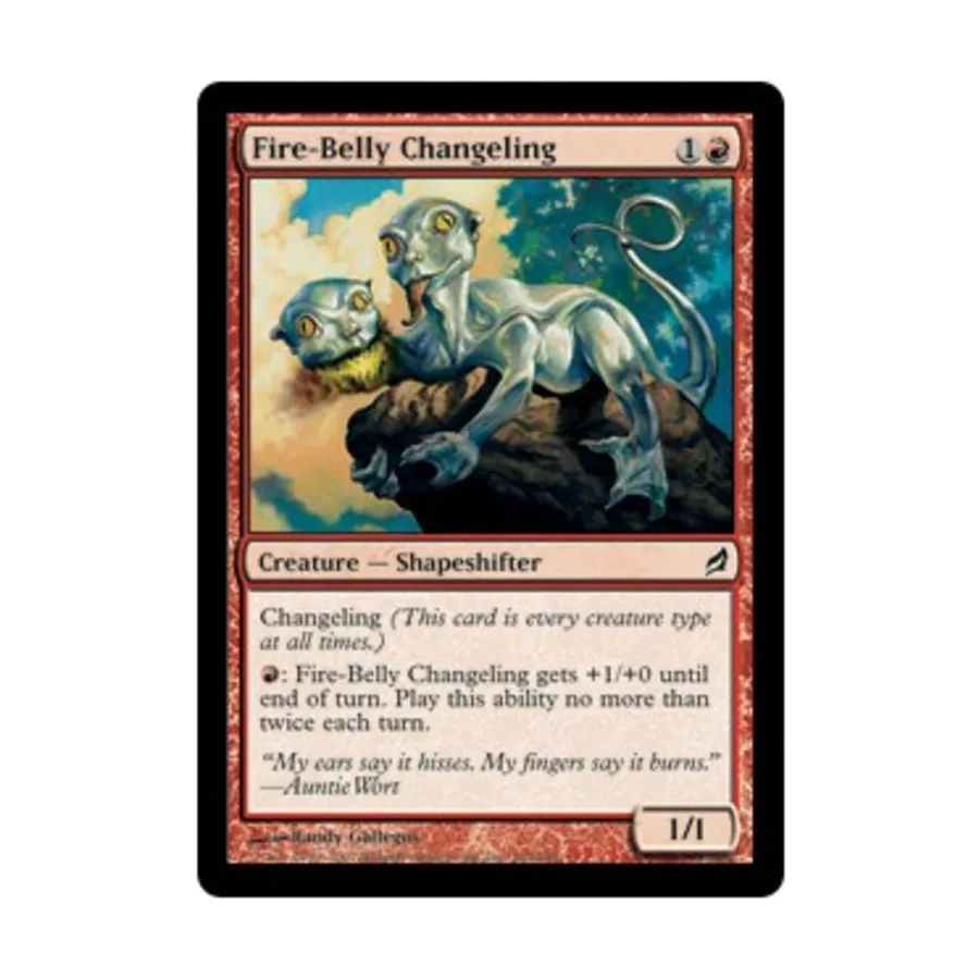 CCG Подменыш с огненным животом (С), MTG - Lorwyn
CCG Подменыш с огненным животом (С), MTG - Lorwyn