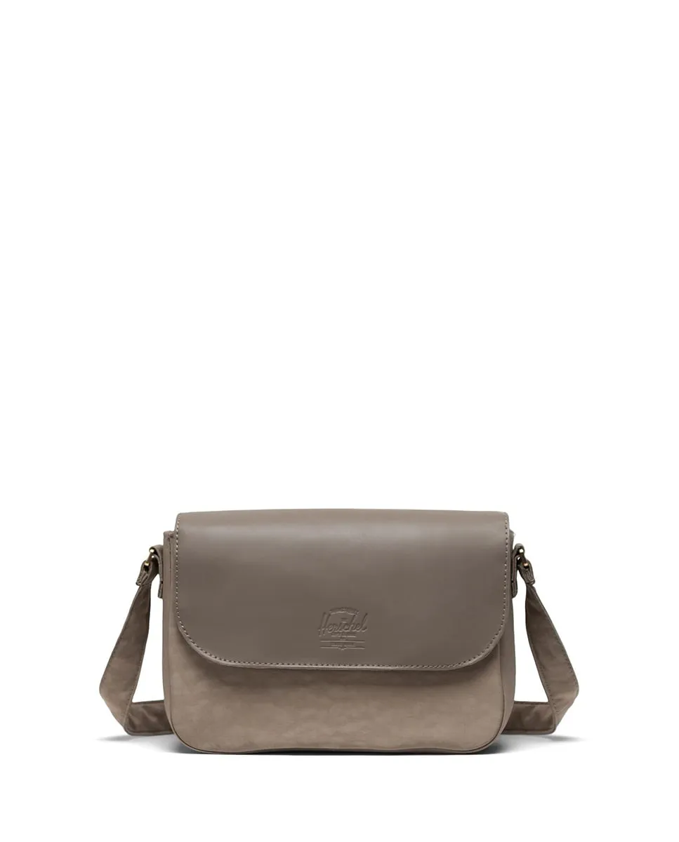 Коричневая тканевая сумка через плечо с клапаном Herschel, светло-коричневый 
Коричневая тканевая сумка через плечо с клапаном Herschel, светло-коричневый