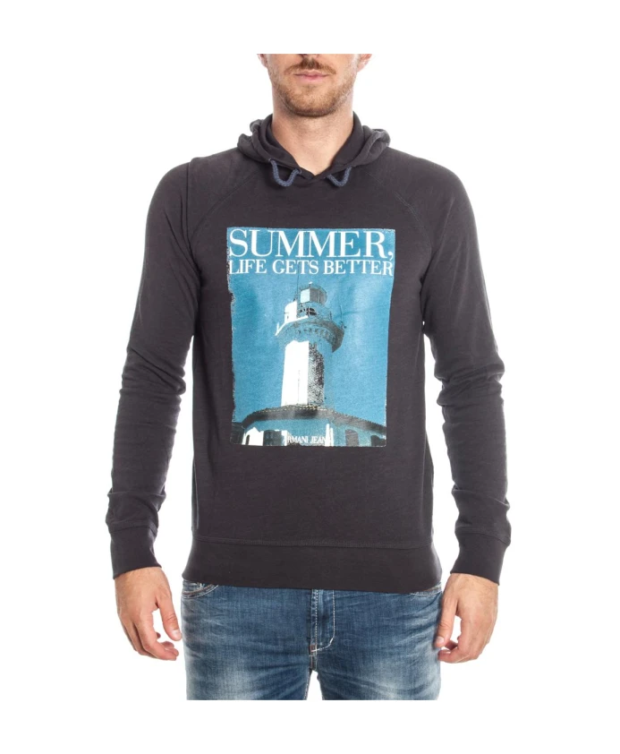 Пуловер с капюшоном Armani Jeans, синий
Пуловер с капюшоном Armani Jeans, синий