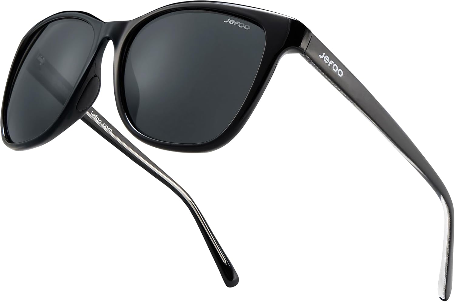 Поляризованные солнцезащитные очки Jefoo Retro для мужчин и женщин с защитой UV400, подходят для вождения, рыбалки, походов, гольфа и других видов спорта на открытом воздухе, Black Lens / Black Frame
Поляризованные солнцезащитные очки Jefoo Retro для мужчин и женщин с защитой UV400, подходят для вождения, рыбалки, походов, гольфа и других видов спорта на открытом воздухе, Black Lens / Black Frame