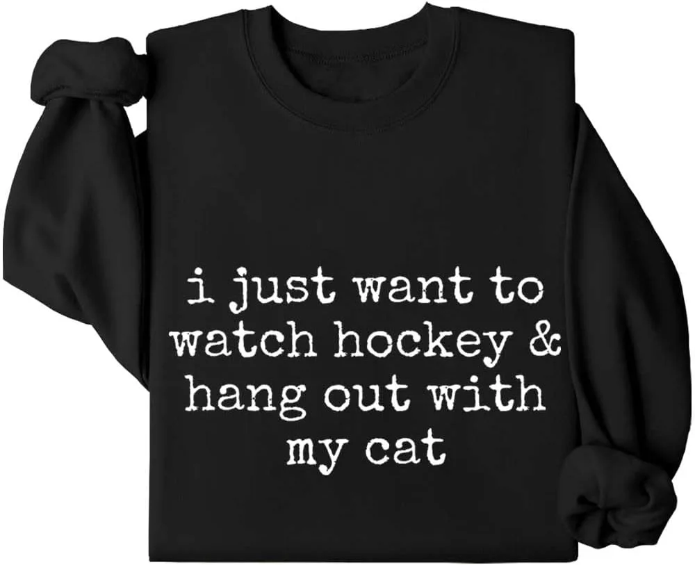 Толстовка I Just Want To Watch Hockey And Hang Out Cat Relliot
Толстовка I Just Want To Watch Hockey And Hang Out Cat Relliot