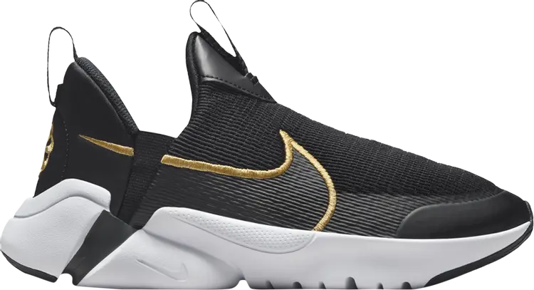 Кроссовки Flex Plus 2 GS 'Black Metallic Gold', черный 
Кроссовки Flex Plus 2 GS 'Black Metallic Gold', черный