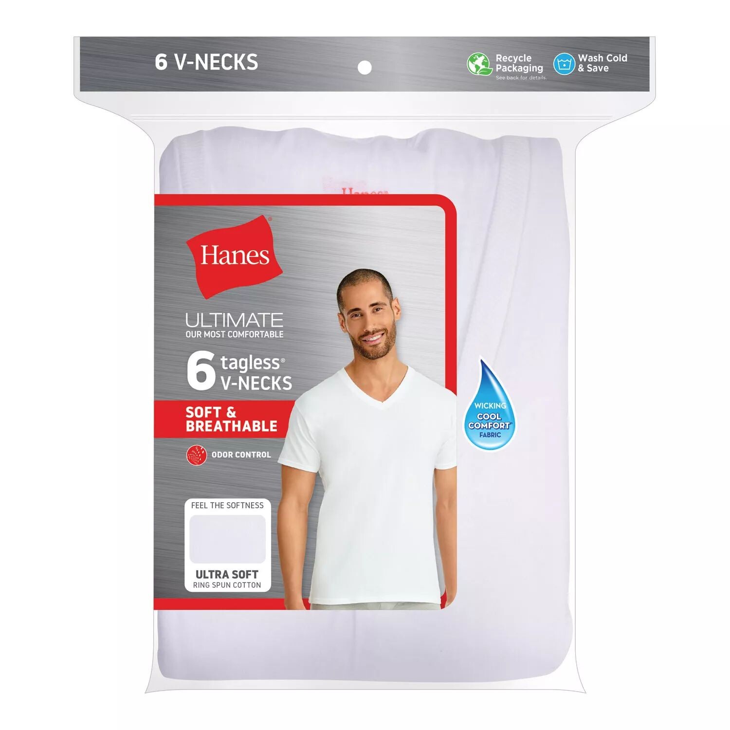 Мужские футболки Hanes с v-образным вырезом (6 шт.) - невероятно мягкие и дышащие футболки
Мужские футболки Hanes с v-образным вырезом (6 шт.) - невероятно мягкие и дышащие футболки