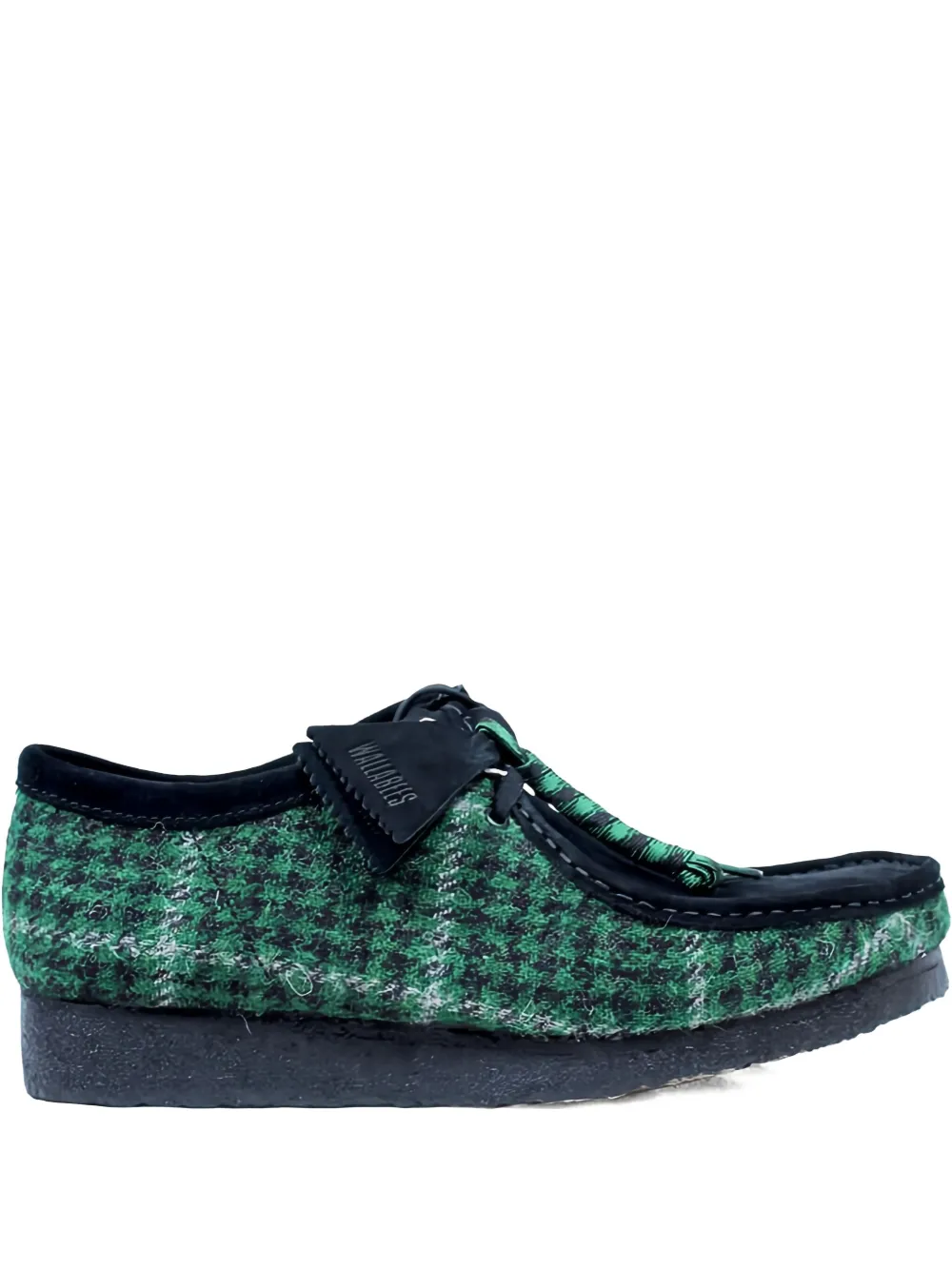 Ботинки Wallabee из твида в клетку Clarks Originals, зеленый
Ботинки Wallabee из твида в клетку Clarks Originals, зеленый