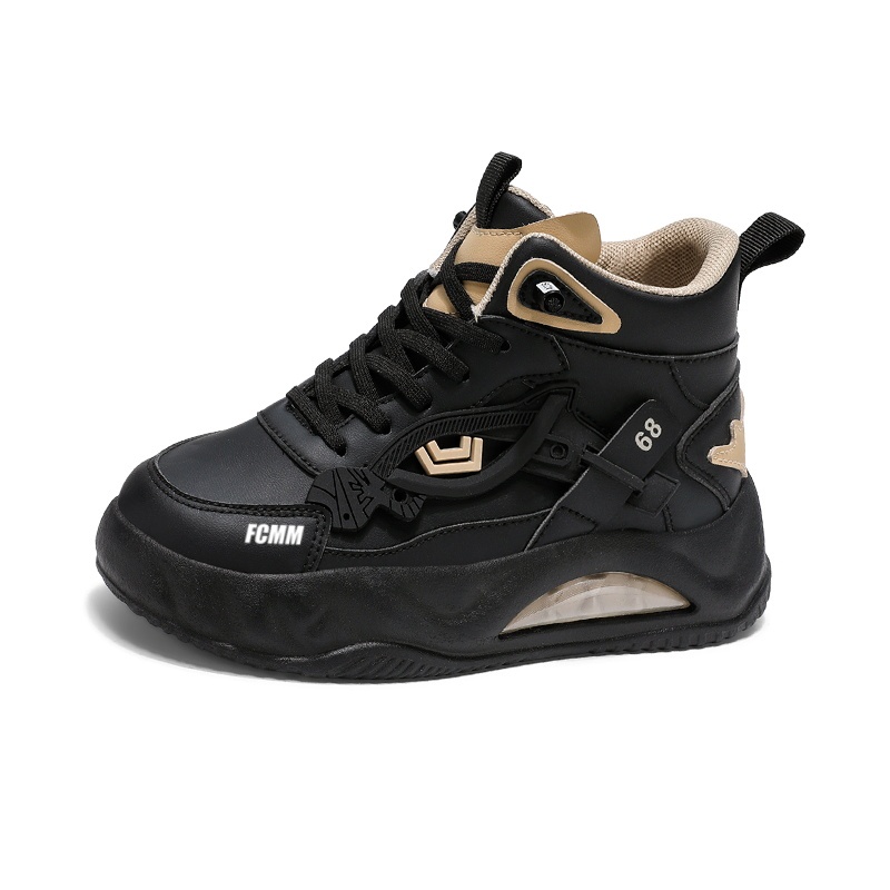 Прочные дышащие высокие повседневные кроссовки для детей FCMM, черный
Прочные дышащие высокие повседневные кроссовки для детей FCMM, черный