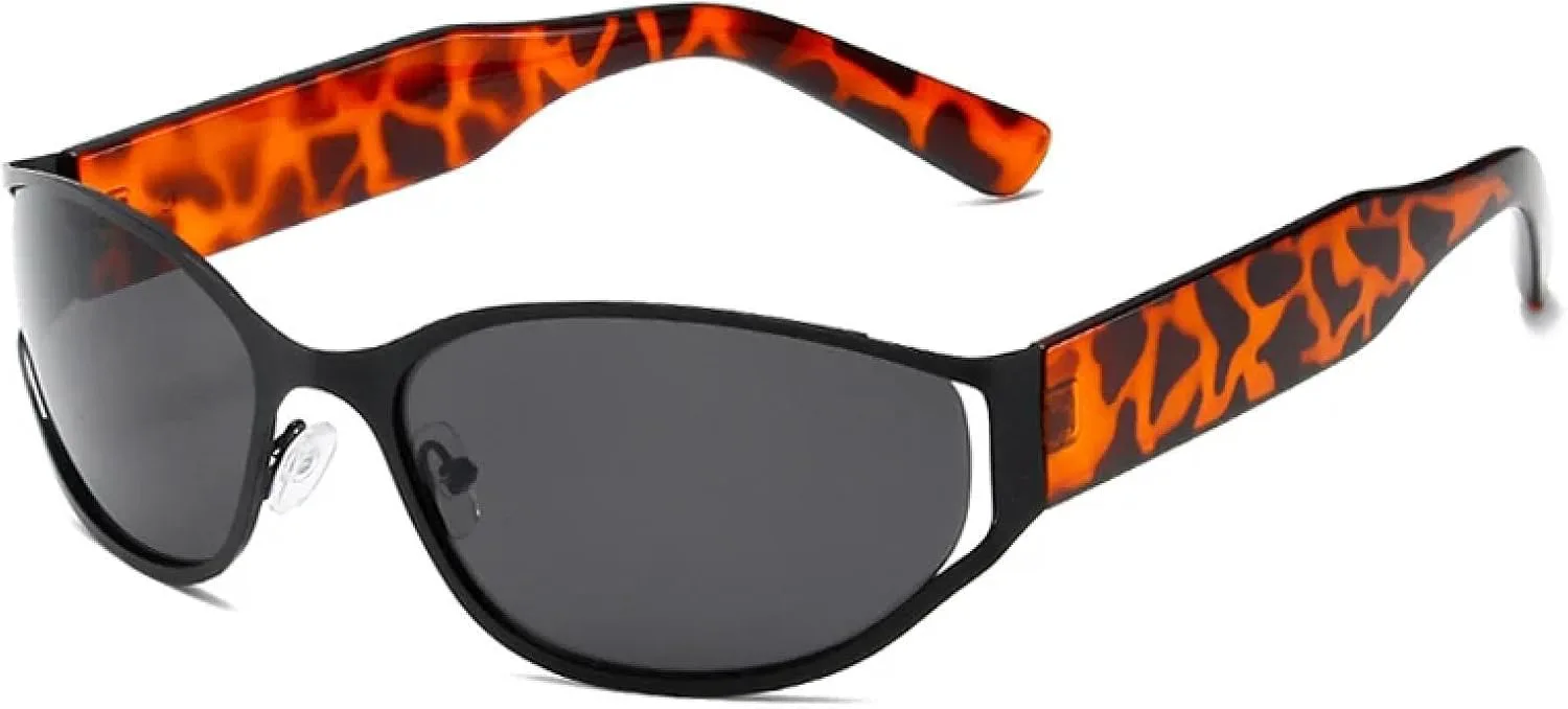 Ретро овальные солнцезащитные очки для женщин, модные градиентные очки с защитой от УФ-излучения UV400, мужские желтые солнцезащитные очки WNCKSQ, Black Leopard Gray
Ретро овальные солнцезащитные очки для женщин, модные градиентные очки с защитой от УФ-излучения UV400, мужские желтые солнцезащитные очки WNCKSQ, Black Leopard Gray