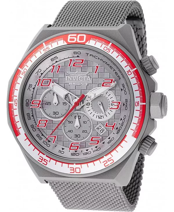 Мужские гоночные кварцевые часы-хронограф Invicta 47904 с серым циферблатом Invicta, silver
Мужские гоночные кварцевые часы-хронограф Invicta 47904 с серым циферблатом Invicta, silver