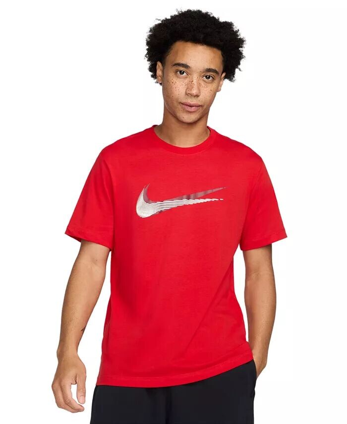 Спортивная мужская футболка с коротким рукавом и круглым вырезом с логотипом Nike, розовый
Спортивная мужская футболка с коротким рукавом и круглым вырезом с логотипом Nike, розовый