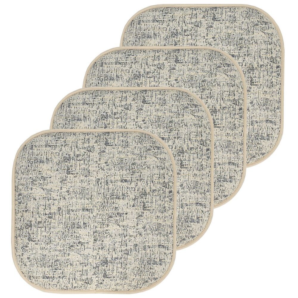 Подушки для стула Sweet Home Broadway из пены с эффектом памяти, нескользящая спинка, 4 шт., цвет Cream Blue
Подушки для стула Sweet Home Broadway из пены с эффектом памяти, нескользящая спинка, 4 шт., цвет Cream Blue